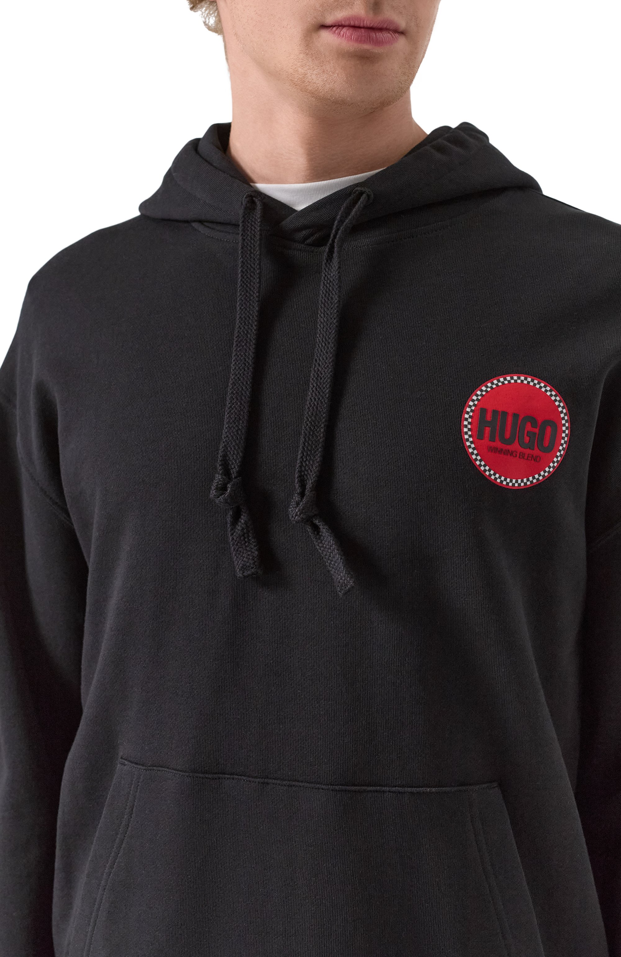 Хлопковое худи HUGO, арт. 50530658, фото 5