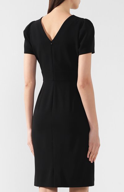 Шерстяное платье GIORGIO ARMANI черного цвета по цене 199500 руб., арт. 9SHVA01S/T001T, фото 4 Шерстяное платье GIORGIO ARMANI, арт. 9SHVA01S/T001T, фото 4