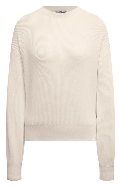 Женский хлопковый пуловер BRUNELLO CUCINELLI, арт. M1919B1299