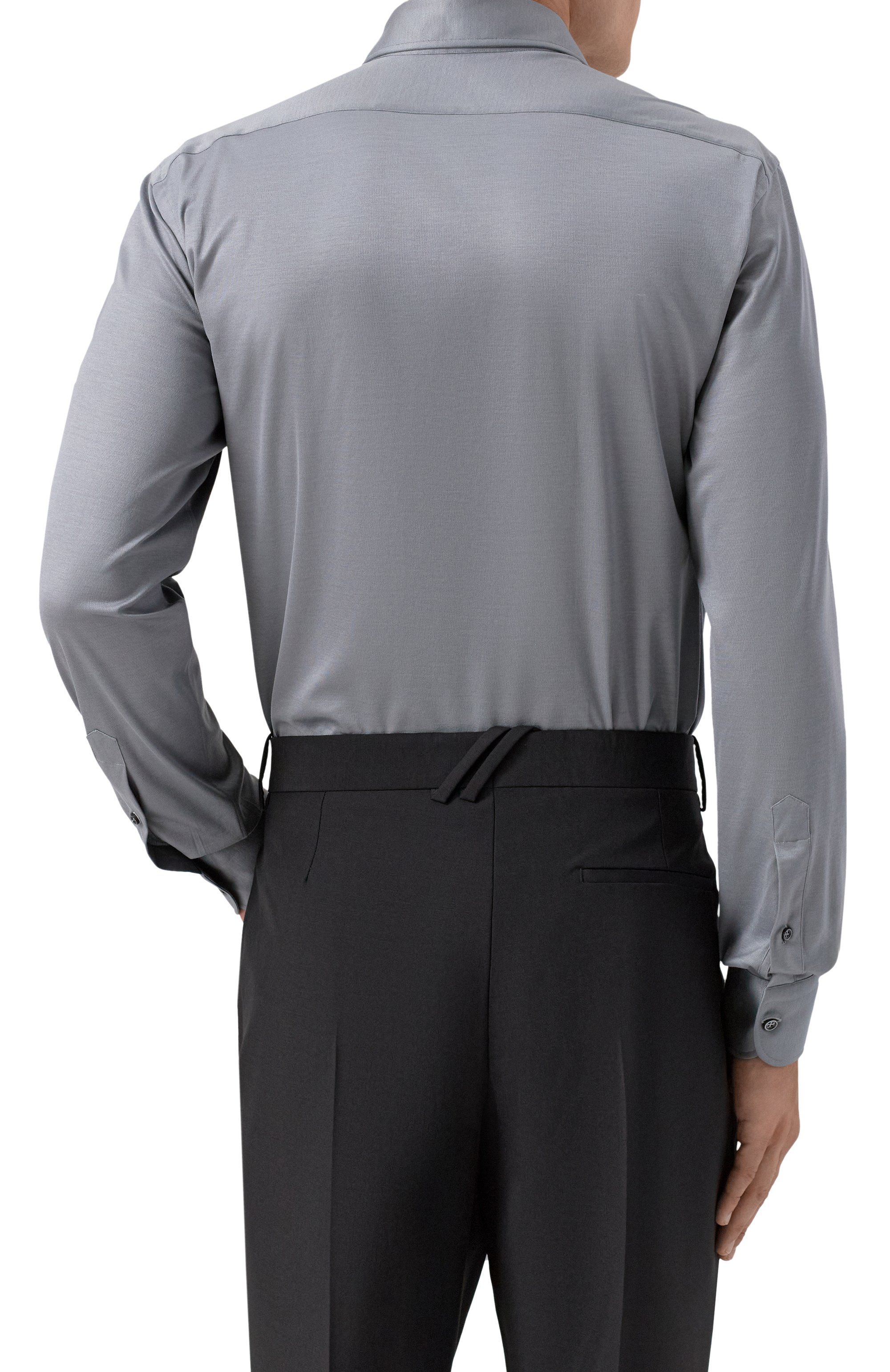 Хлопковая сорочка MVST, арт. SLIM/GABRIELLE/R0UND/1628-JERSEY (INTERL0CK), фото 4