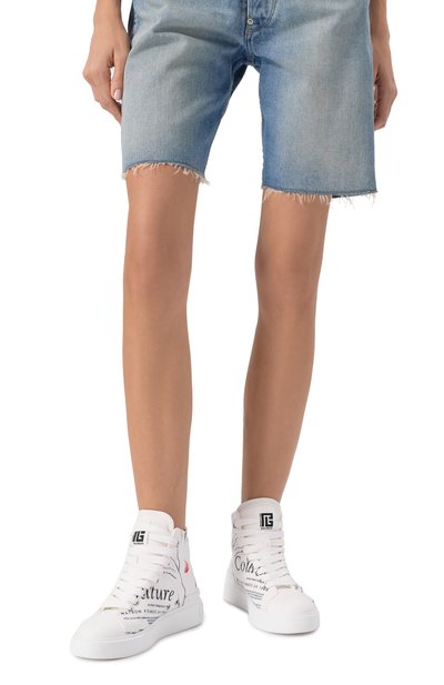 Текстильные кеды b-court BALMAIN, арт. EN0VG744/TVPC, фото 3