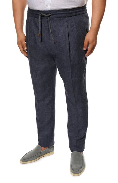 Льняные брюки BRUNELLO CUCINELLI, арт. MH238E174W, фото 3