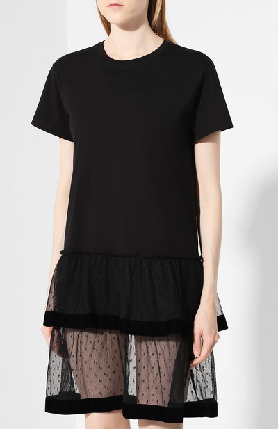 Хлопковое платье REDVALENTINO, арт. SR0MJ03G/4QB, фото 3