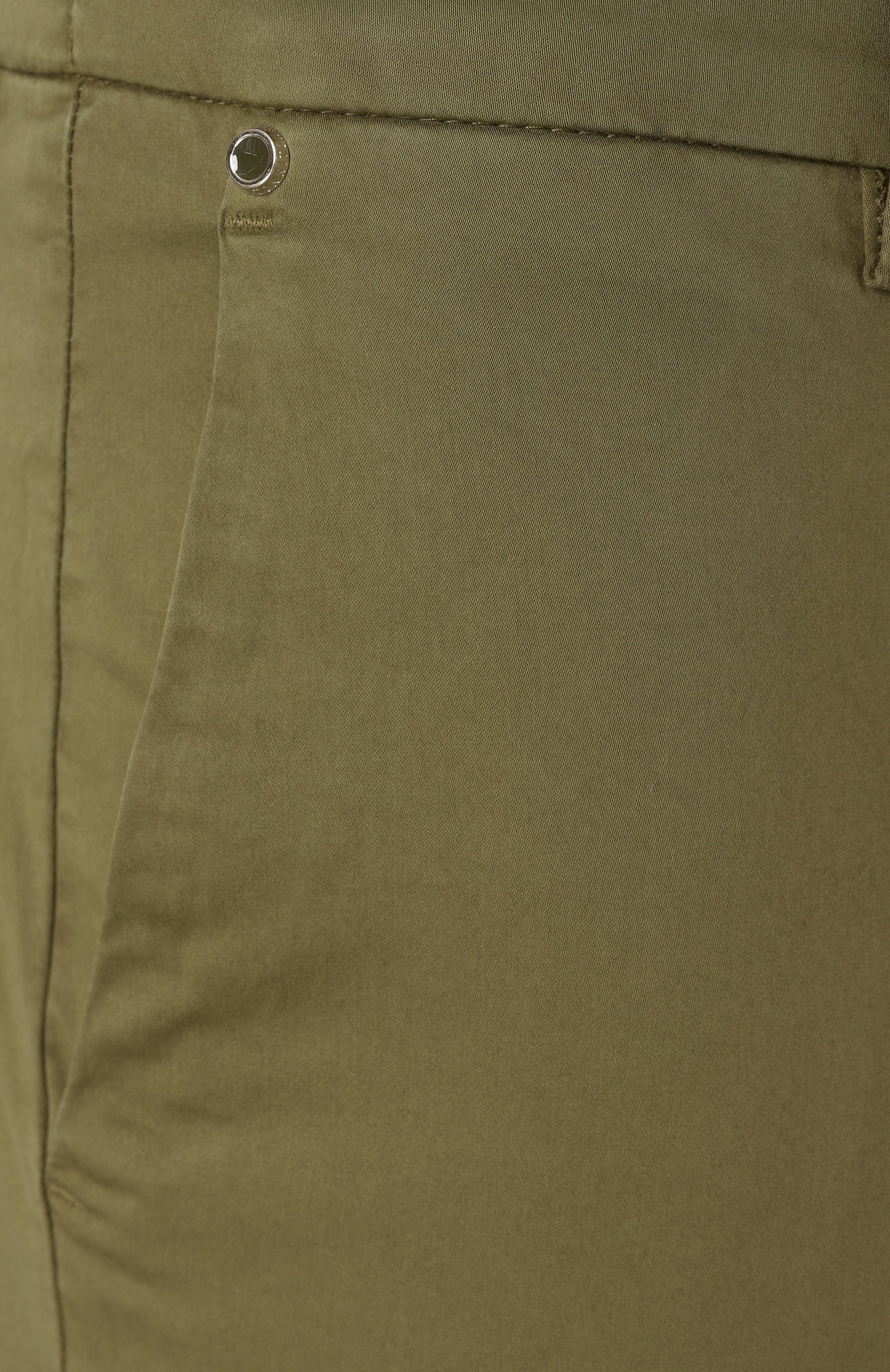 Хлопковые брюки KITON хаки цвета по цене 110500 руб., арт. UFPPEK0600F08, фото 6 Хлопковые брюки KITON, арт. UFPPEK0600F08, фото 6