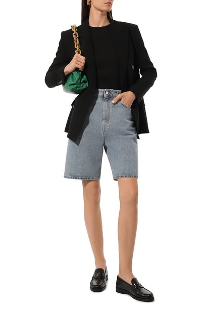 Кожаные лоферы addie JIMMY CHOO черного цвета по цене 76900 руб., арт. ADDIE/JC/XXF, фото 2 Кожаные лоферы addie JIMMY CHOO, арт. ADDIE/JC/XXF, фото 2