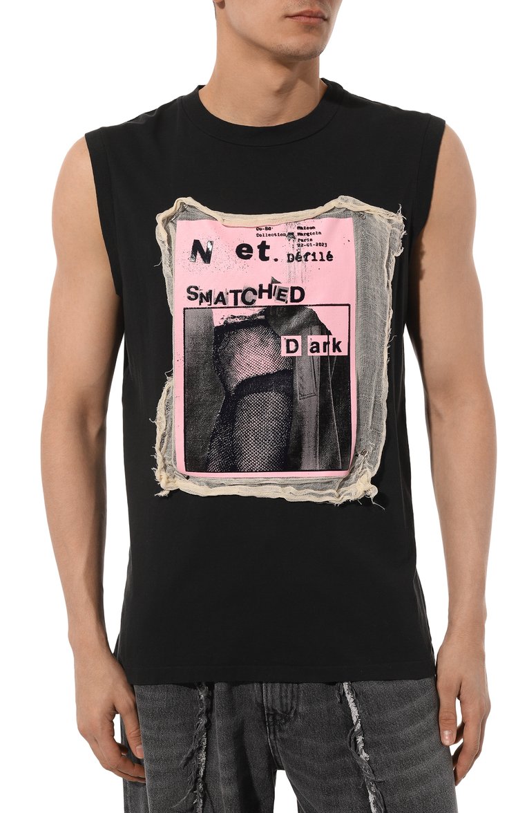 Хлопковая майка MAISON MARGIELA, арт. S51GC0528/S24575, фото 6