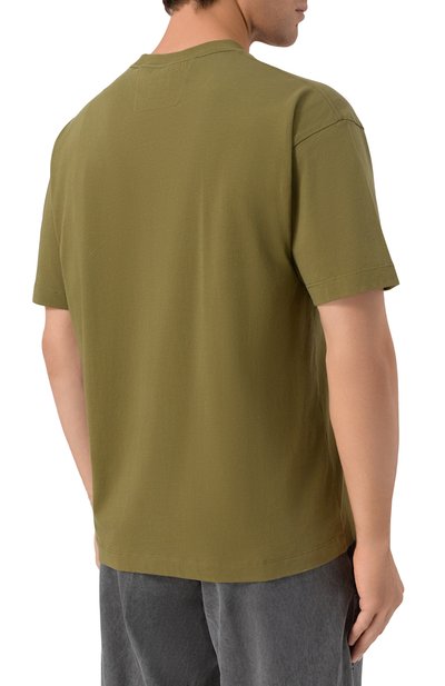 Хлопковая футболка C.P. COMPANY, арт. 19CMTS105A005100W, фото 4