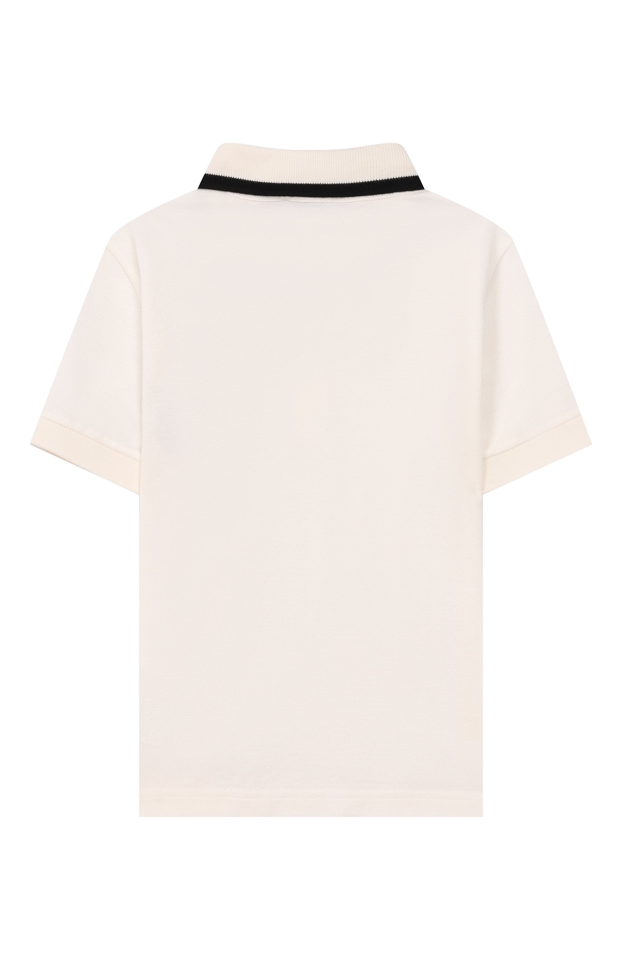 Хлопковое поло DOLCE & GABBANA кремового цвета по цене 27250 руб., арт. L4JT8V/G7P1Q, фото 2 Хлопковое поло DOLCE & GABBANA, арт. L4JT8V/G7P1Q, фото 2