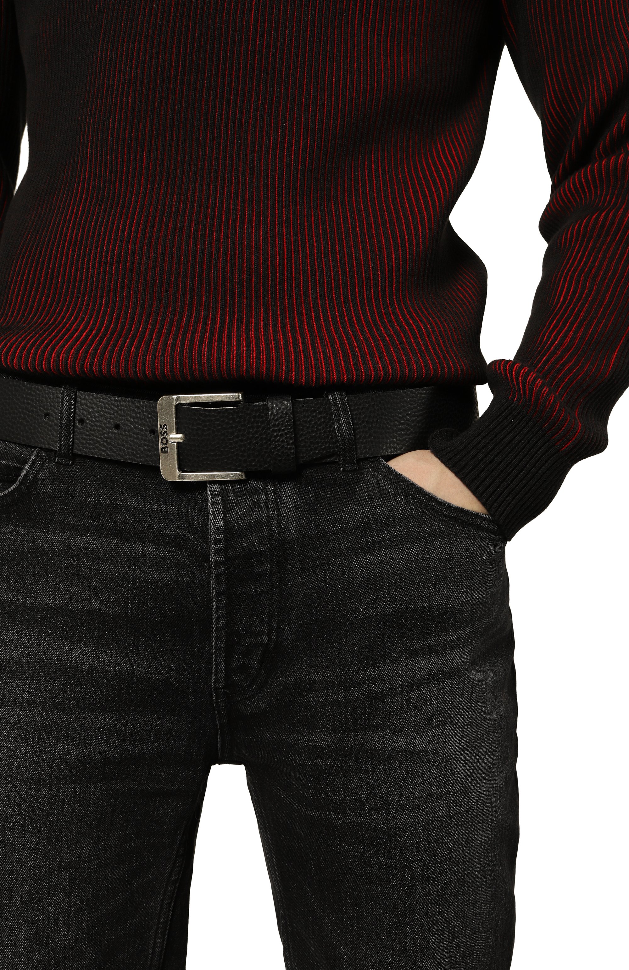 Кожаный ремень BOSS, арт. 50537064, фото 2