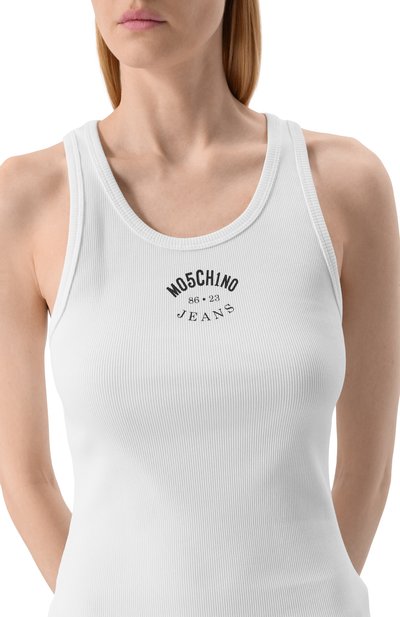 Хлопковая майка M05CH1NO JEANS, арт. J0804/3230, фото 5