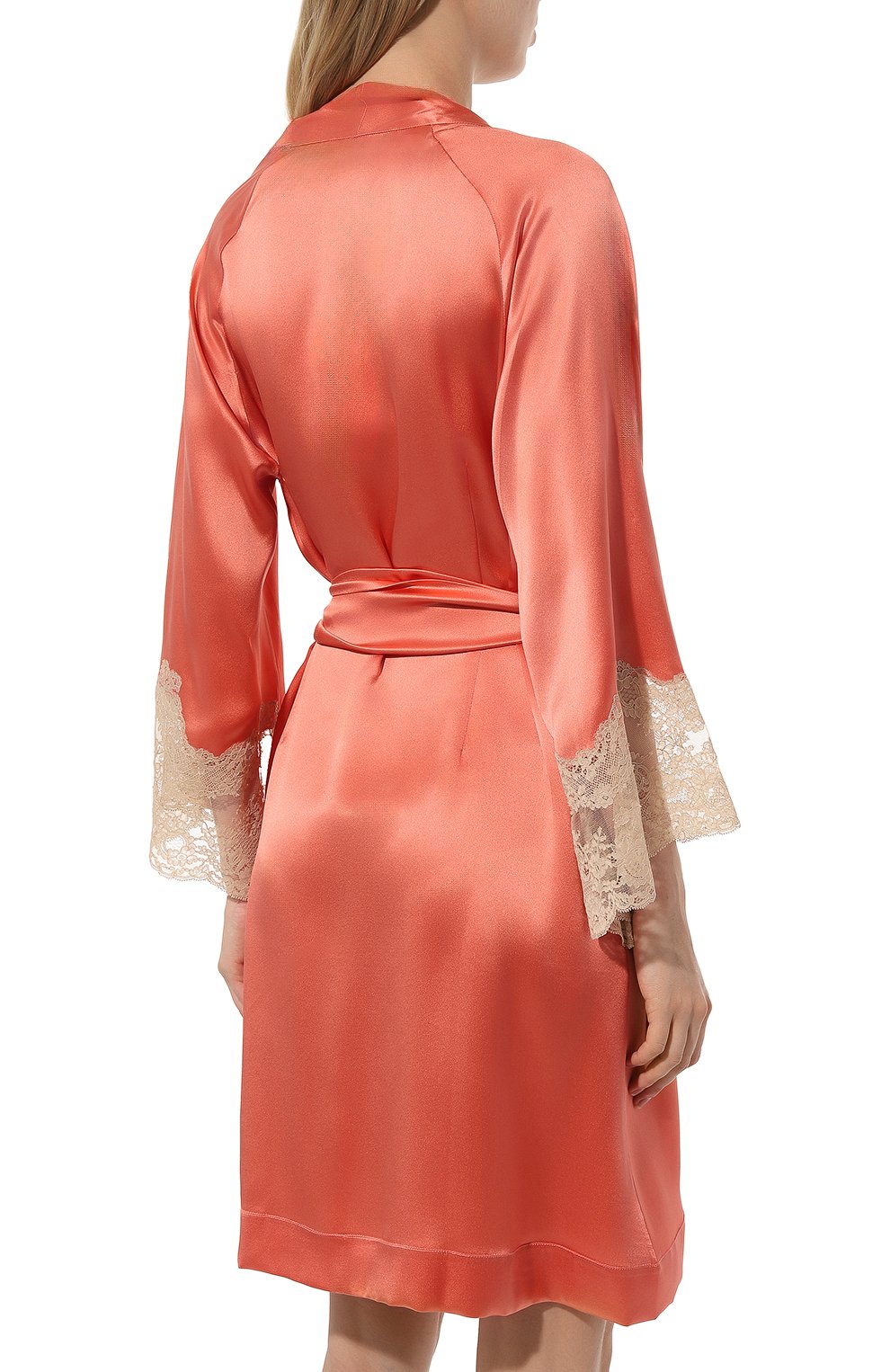 Шелковый халат CARINE GILSON, арт. AG0984VS, фото 4