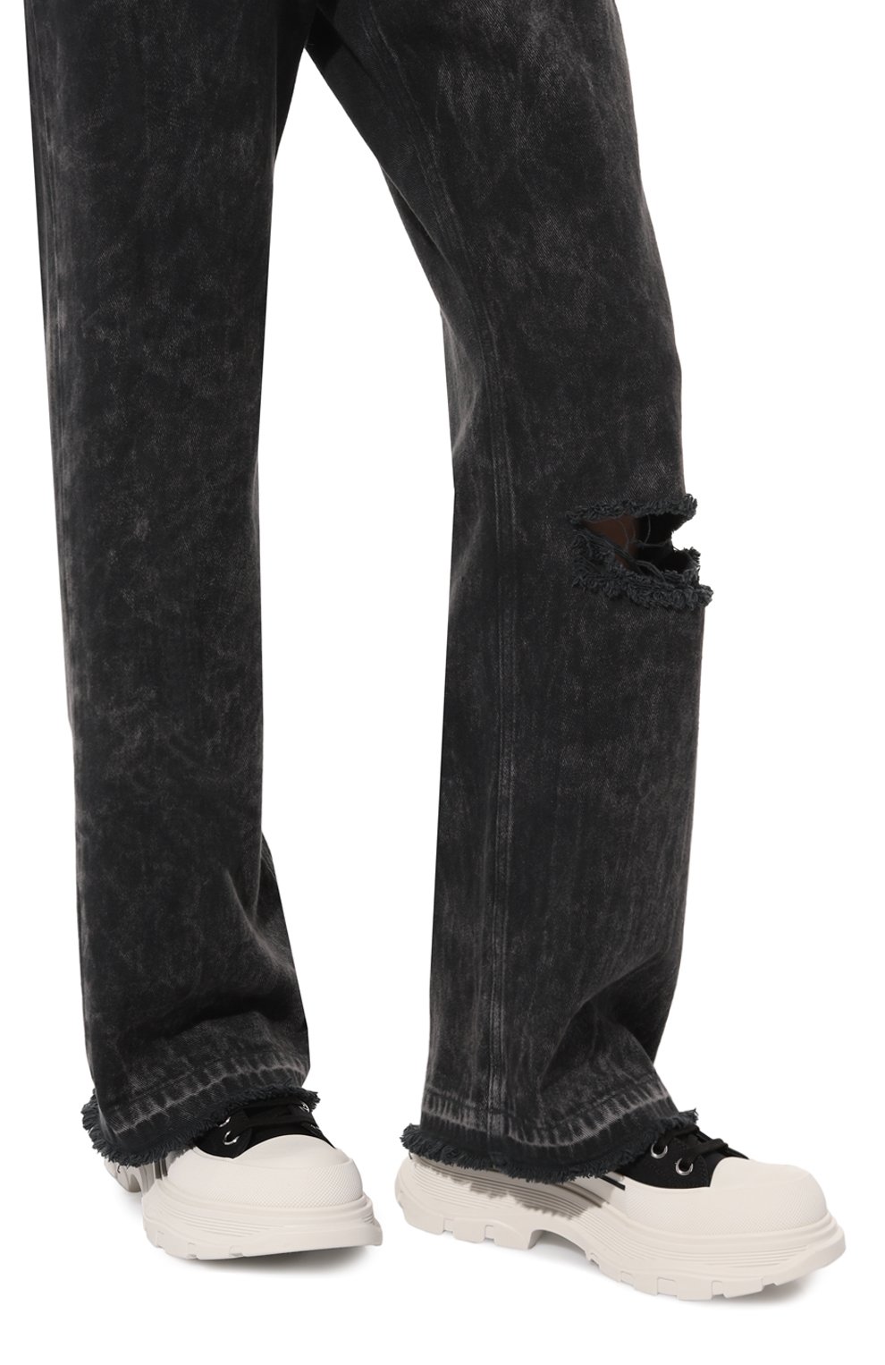 Текстильные ботинки tread slick ALEXANDER MCQUEEN, арт. 697080/W4MV2, фото 3