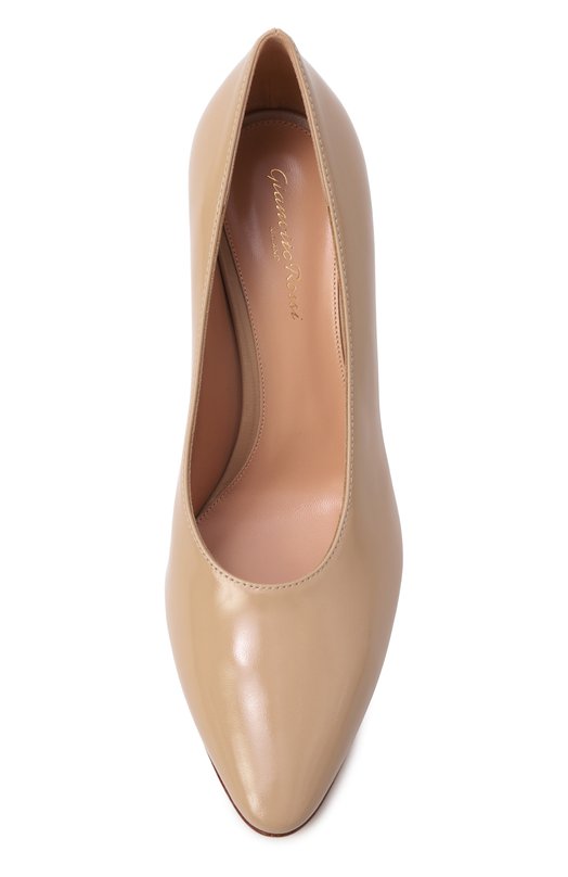 Кожаные туфли Amelia 85 Gianvito Rossi G22325.85RIC.NUISAND Бежевый  G22325.85RIC.NUISAND Фото 6