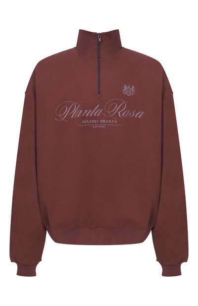 Мужские хлопковый свитшот PLANTA ROSA, арт. PR/A1/BLAZON/370VELVET