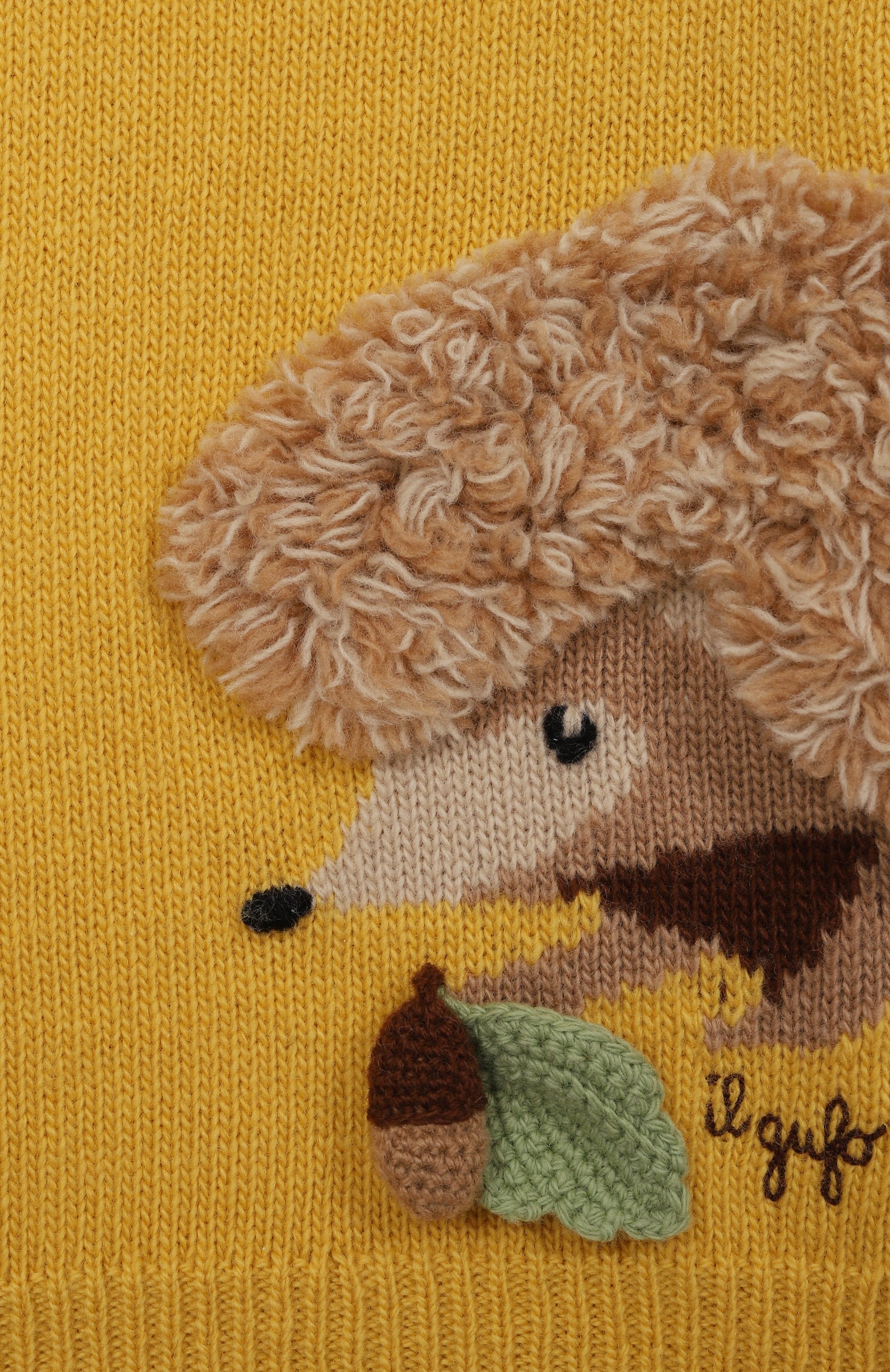 Шерстяной свитер IL GUFO, арт. A25GMA0021EM220/12M-18M, фото 3