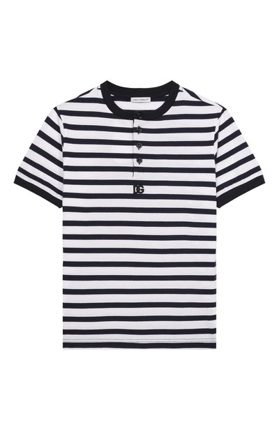 Хлопковая футболка DOLCE & GABBANA, арт. L4JTKR/FBGAW