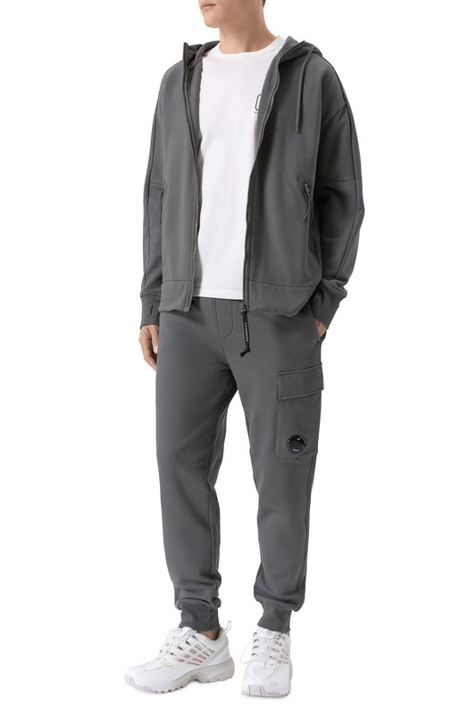 Хлопковая толстовка C.P. Company 20CMSS715A/005086W Серый  20CMSS715A/005086W Фото 2