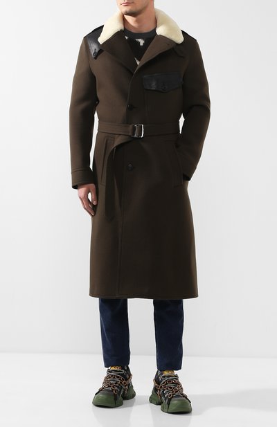 Комбинированные кроссовки flashtrek с отделкой кристаллами GUCCI, арт. 536532/GGZ30, фото 2