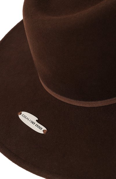 Шляпа romb bear COCOSHNICK HEADDRESS темно-коричневого цвета по цене 23500 руб., арт. rombbear, фото 4 Шляпа romb bear COCOSHNICK HEADDRESS, арт. rombbear, фото 4