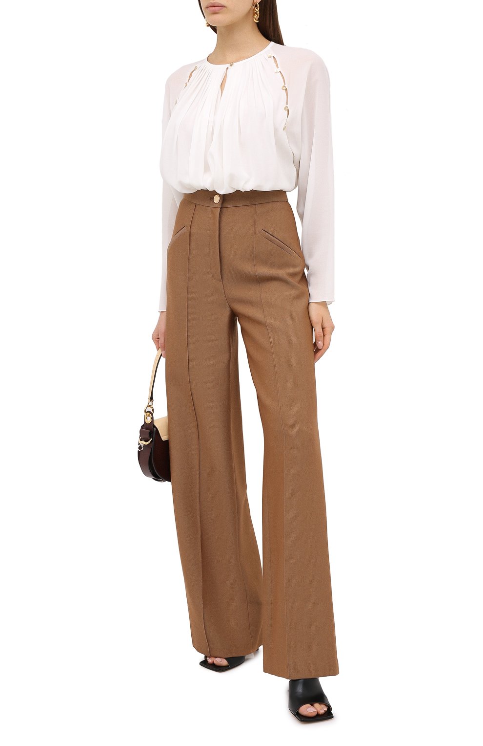 Шелковая блузка CHLOÉ, арт. CHC20AHT32002, фото 2