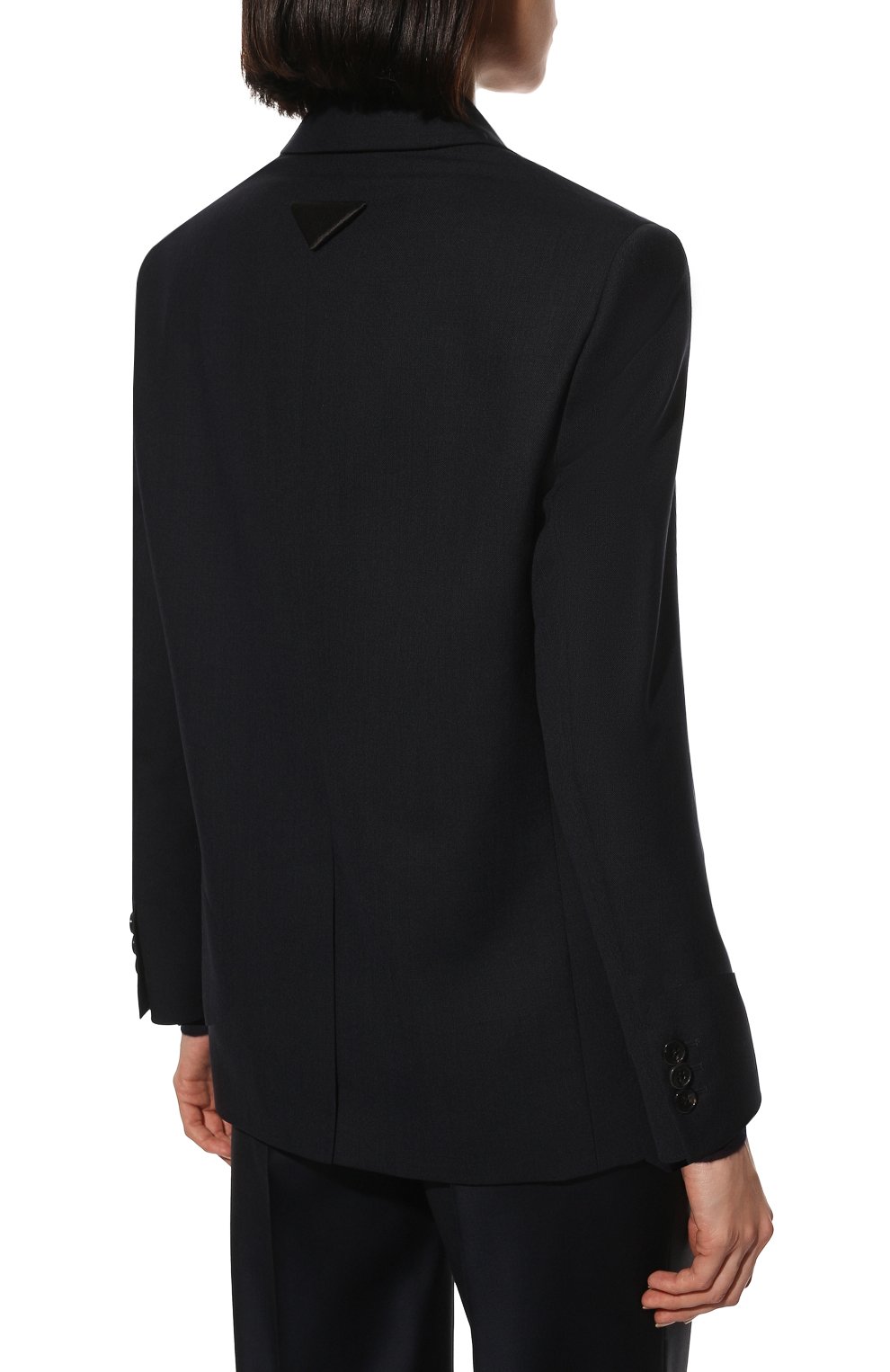 Шерстяной жакет PRADA темно-синего цвета по цене 320000 руб., арт. P563MY-10V2-F0008-221, фото 4 Шерстяной жакет PRADA, арт. P563MY-10V2-F0008-221, фото 4