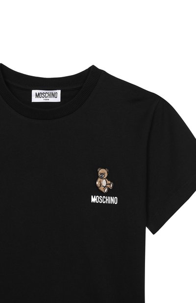 Хлопковая футболка MOSCHINO, арт. HUM05T/LAA02_001, фото 3