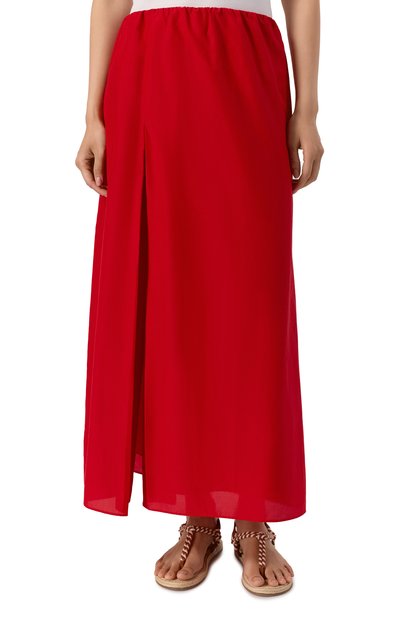 Юбка из хлопка и шелка LOULOU DE SAISON, арт. CARMEN, фото 3