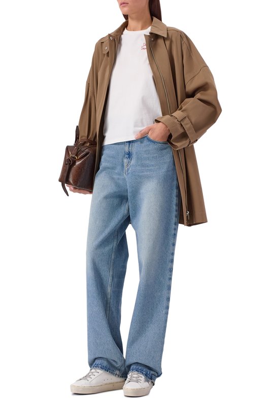 Хлопковая футболка MC2 Saint Barth EMI0002-03929I/EMILIE W Белый  EMI0002-03929I/EMILIE W Фото 2