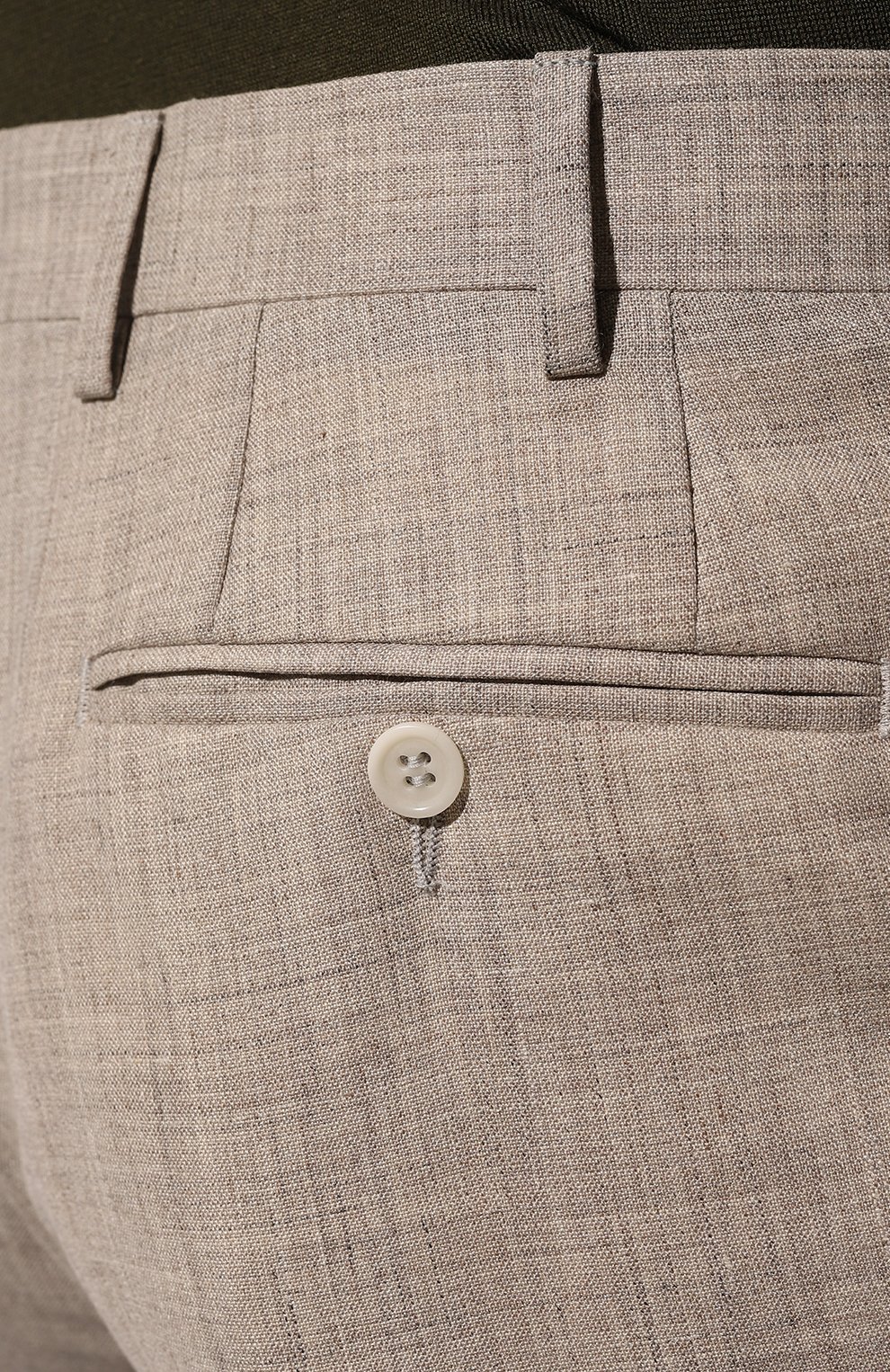 Брюки из шерсти и шелка CANALI, арт. 71019/AE00386, фото 5