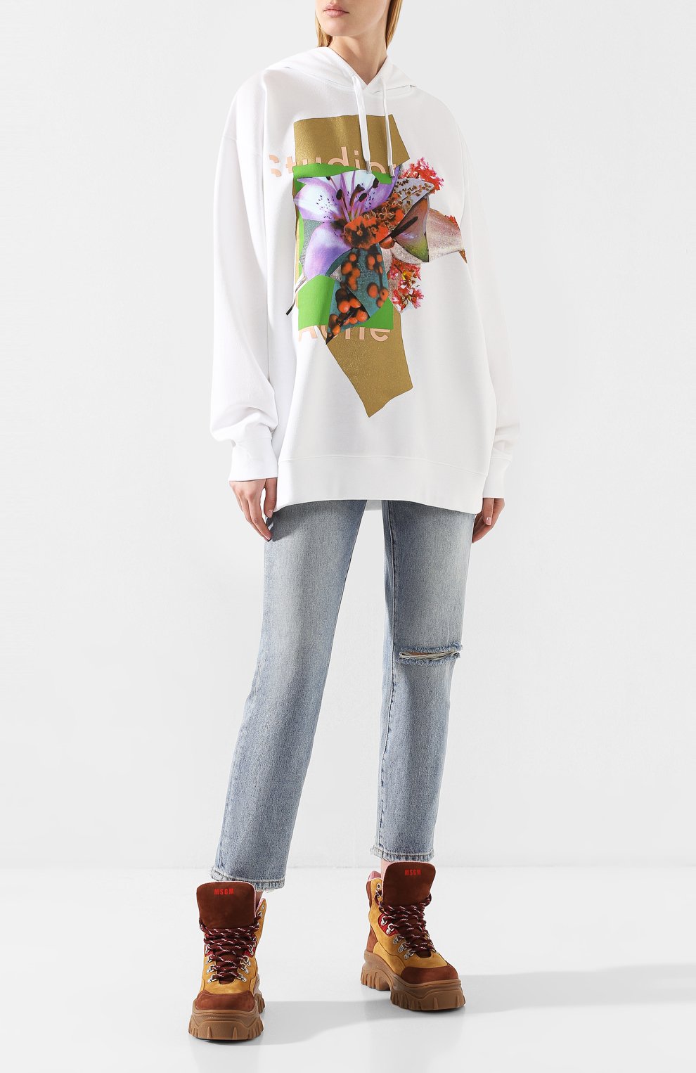 Худи с принтом ACNE STUDIOS, арт. AI0029, фото 2