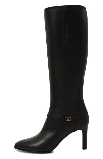 Кожаные сапоги vlogo signature VALENTINO, арт. 5W2S0JK7/DSH, фото 4