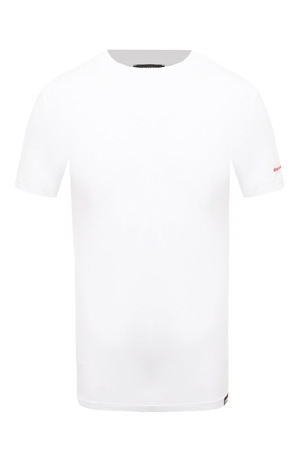 Хлопковая футболка DSQUARED2 белого цвета по цене 15500 руб., арт. D9M204520, фото 1 Хлопковая футболка DSQUARED2, арт. D9M204520, фото 1