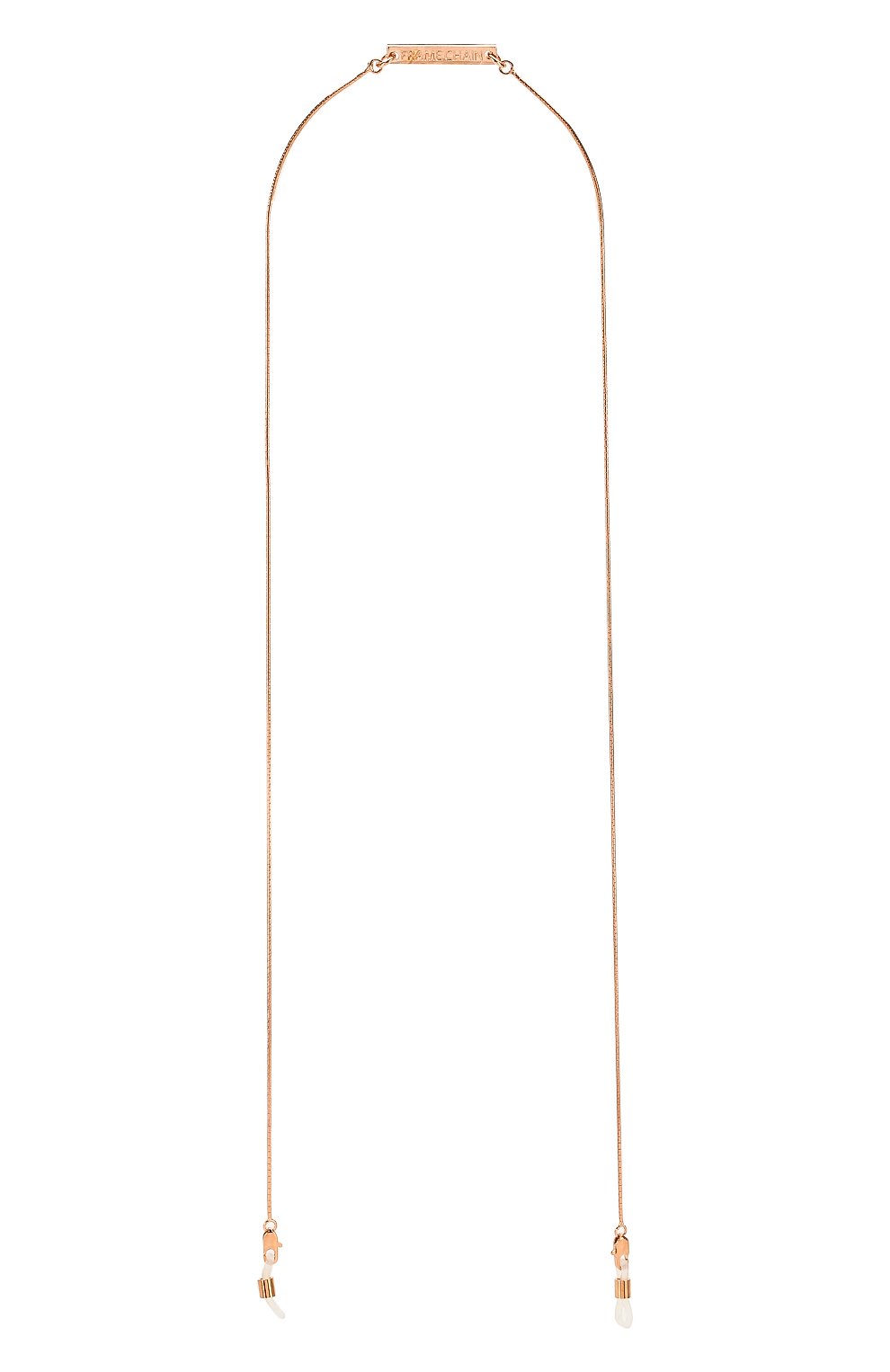 Цепочка для очков FRAME CHAIN розового цвета по цене 8750 руб., арт. SLINKY R0SE, фото 1 Цепочка для очков FRAME CHAIN, арт. SLINKY R0SE, фото 1