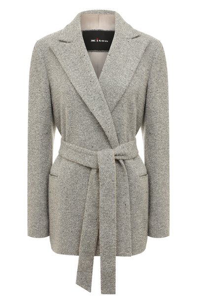 Женский жакет из смеси кашемира и шелка KITON, арт. D48511K01S23