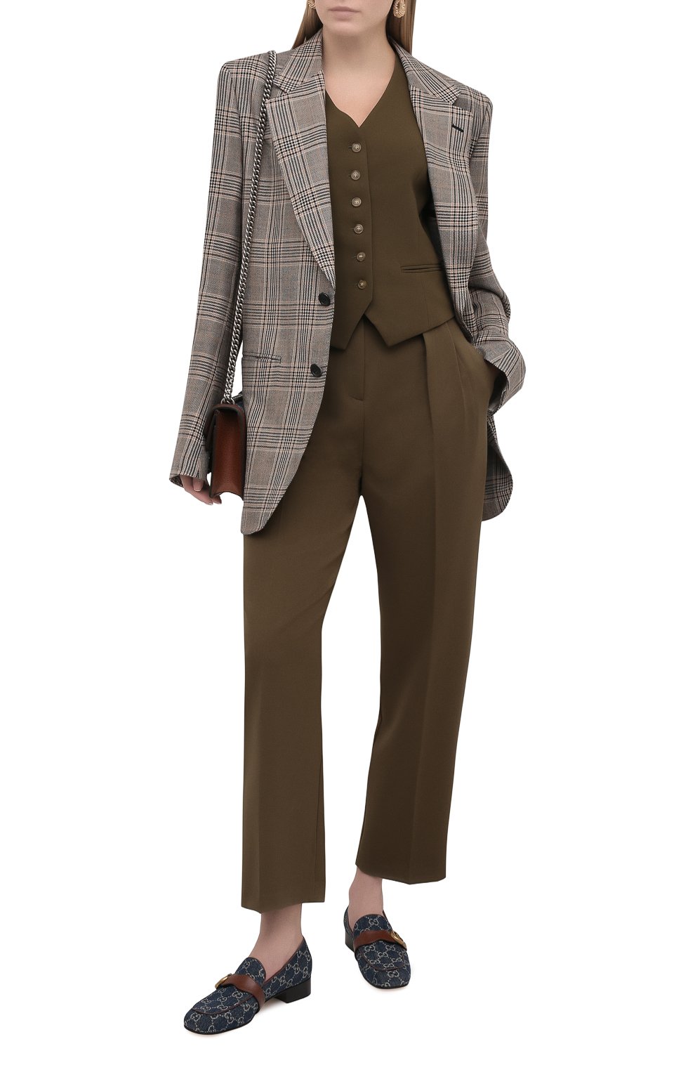 Текстильные лоферы GUCCI, арт. 647666/2KQ60, фото 2