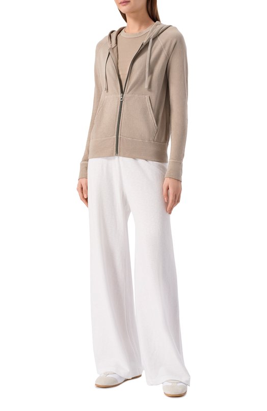 Хлопковые брюки James Perse WXA1007 Белый  WXA1007 Фото 2