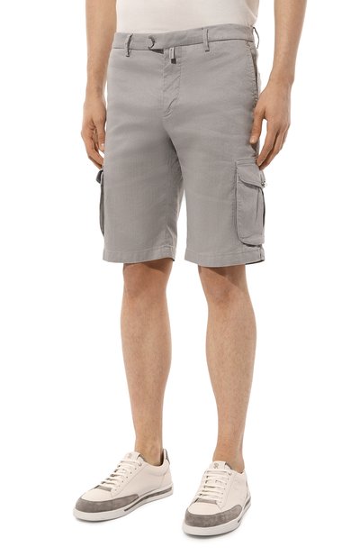 Шорты изо льна и хлопка KITON, арт. UFPPBK0604D, фото 3