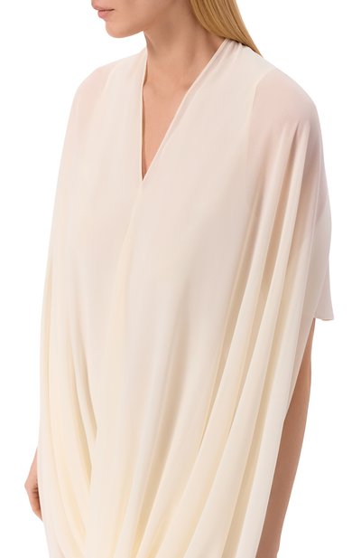 Платье MM6 кремового цвета по цене 99050 руб., арт. S52DG0034/M35468, фото 4 Платье MM6, арт. S52DG0034/M35468, фото 4