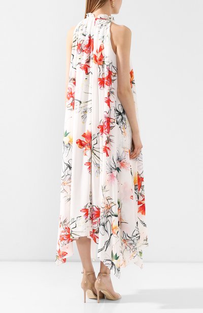 Шелковое платье ALEXANDER MCQUEEN, арт. 617299/QDAAM, фото 4