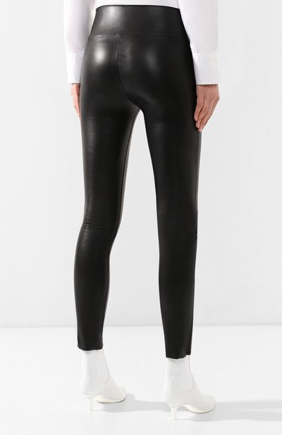Кожаные легинсы SPRWMN черного цвета по цене 121500 руб., арт. CAP-002-L/CAPRI LEGGING, фото 4 Кожаные легинсы SPRWMN, арт. CAP-002-L/CAPRI LEGGING, фото 4