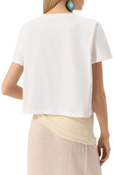 Футболка из хлопка и вискозы MAGDA BUTRYM, арт. 108321, фото 4