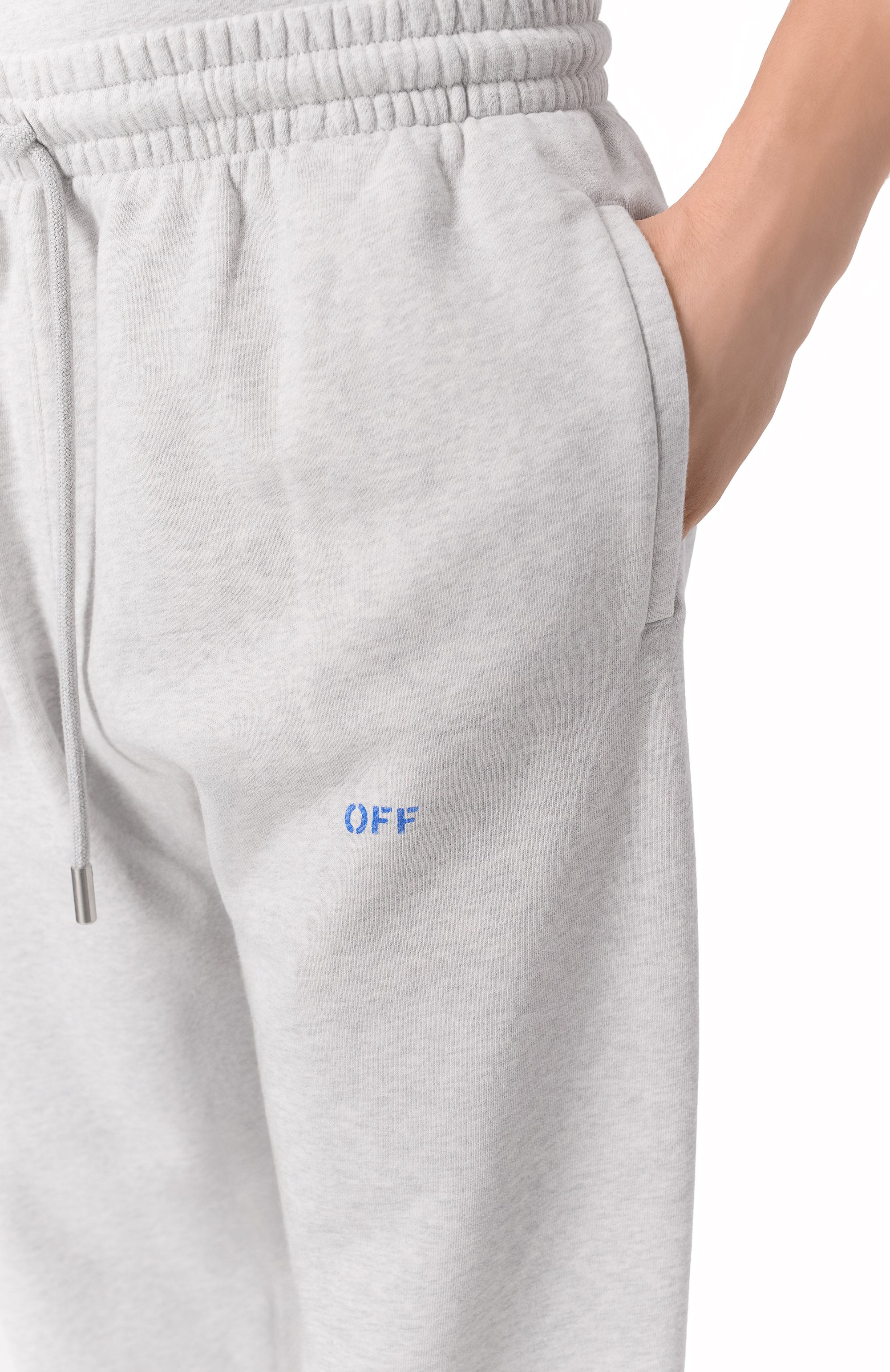 Хлопковые джоггеры OFF-WHITE, арт. 0MCH057F25FLE003, фото 5