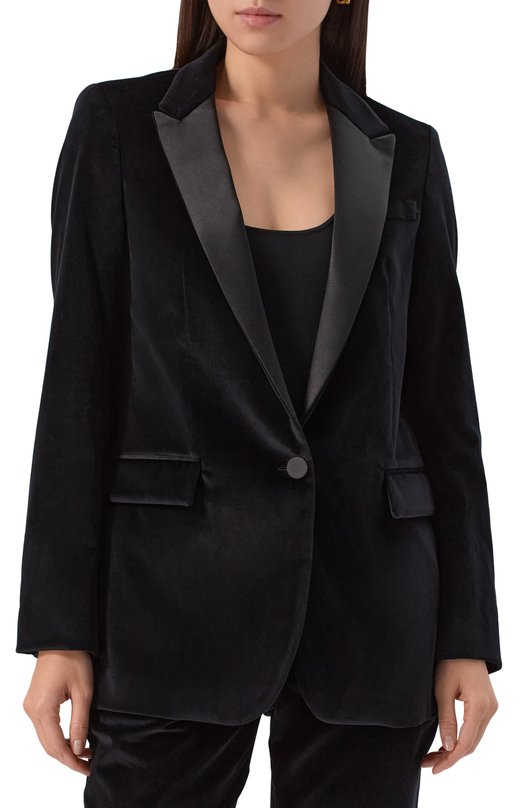 Бархатный жакет Lorena Antoniazzi GA46A/9577 Чёрный  GA46A/9577 Фото 3