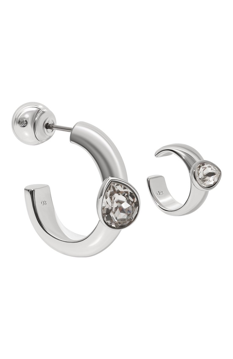 Женские серьги dextera SWAROVSKI серебряного цвета, арт. 5671192 | Фото 1 (Нос: Не проставлено; Региональные ограничения белый список (Axapta Mercury): Не проставлено; Материал: Металл)