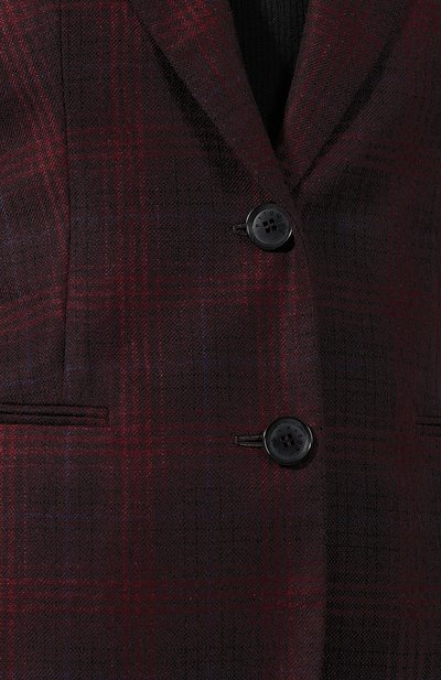Приталенный кашемировый жакет в клетку KITON, арт. D23501K01R32, фото 5