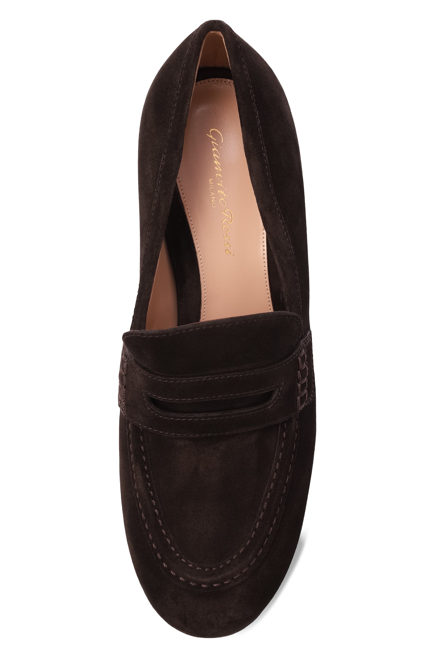 Замшевые туфли jenna 35 GIANVITO ROSSI темно-коричневого цвета по цене 125500 руб., арт. G25363.35RIC.SUEM0KA, фото 6 Замшевые туфли jenna 35 GIANVITO ROSSI, арт. G25363.35RIC.SUEM0KA, фото 6