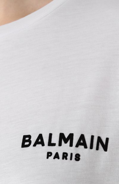 Хлопковая футболка BALMAIN, арт. TF11351/I382, фото 5