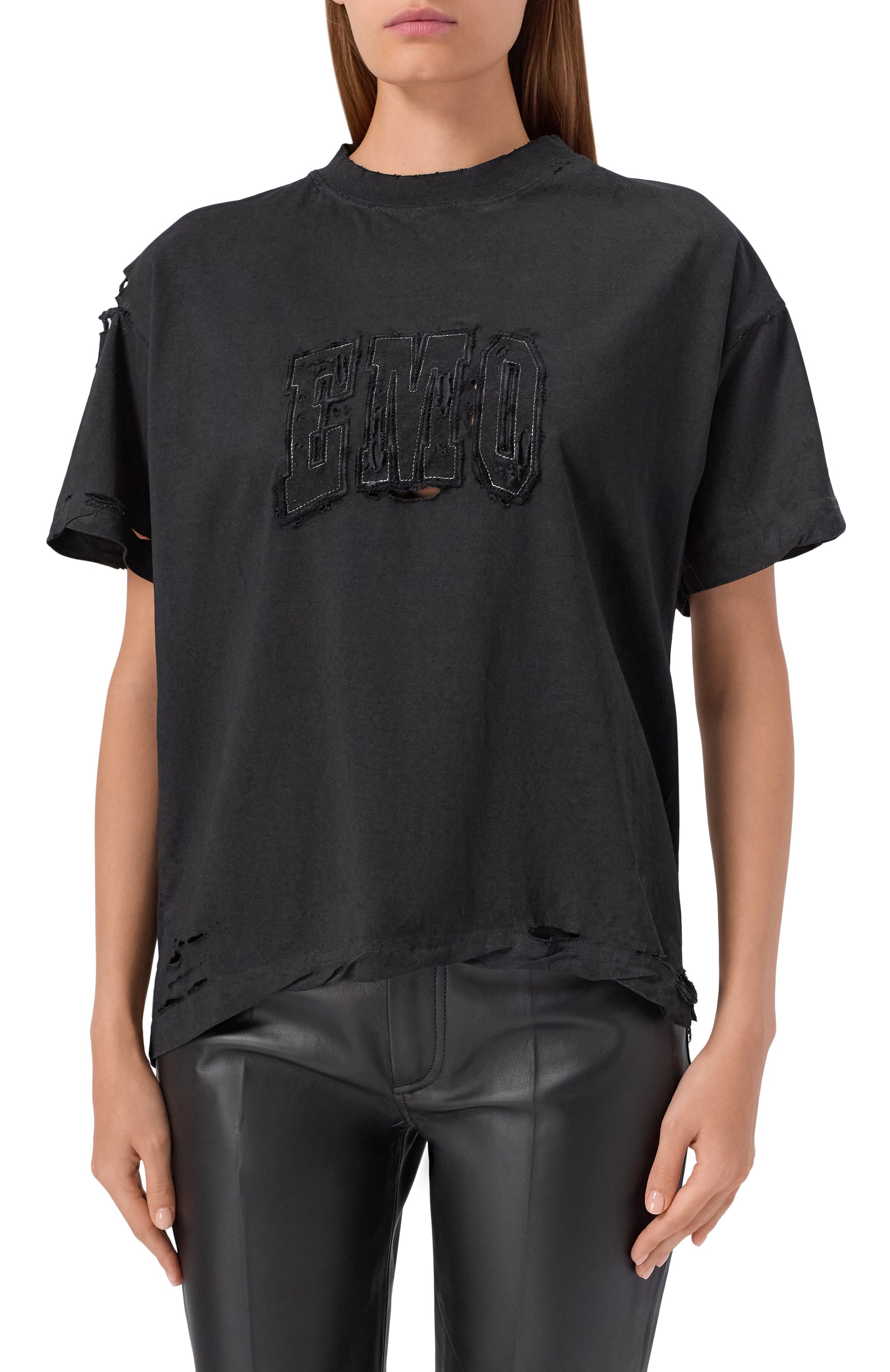 Хлопковая футболка BALENCIAGA, арт. 826344/TSVP4, фото 3