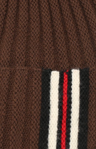 Шерстяная шапка BURBERRY коричневого цвета по цене 24250 руб., арт. 8018616, фото 3 Шерстяная шапка BURBERRY, арт. 8018616, фото 3