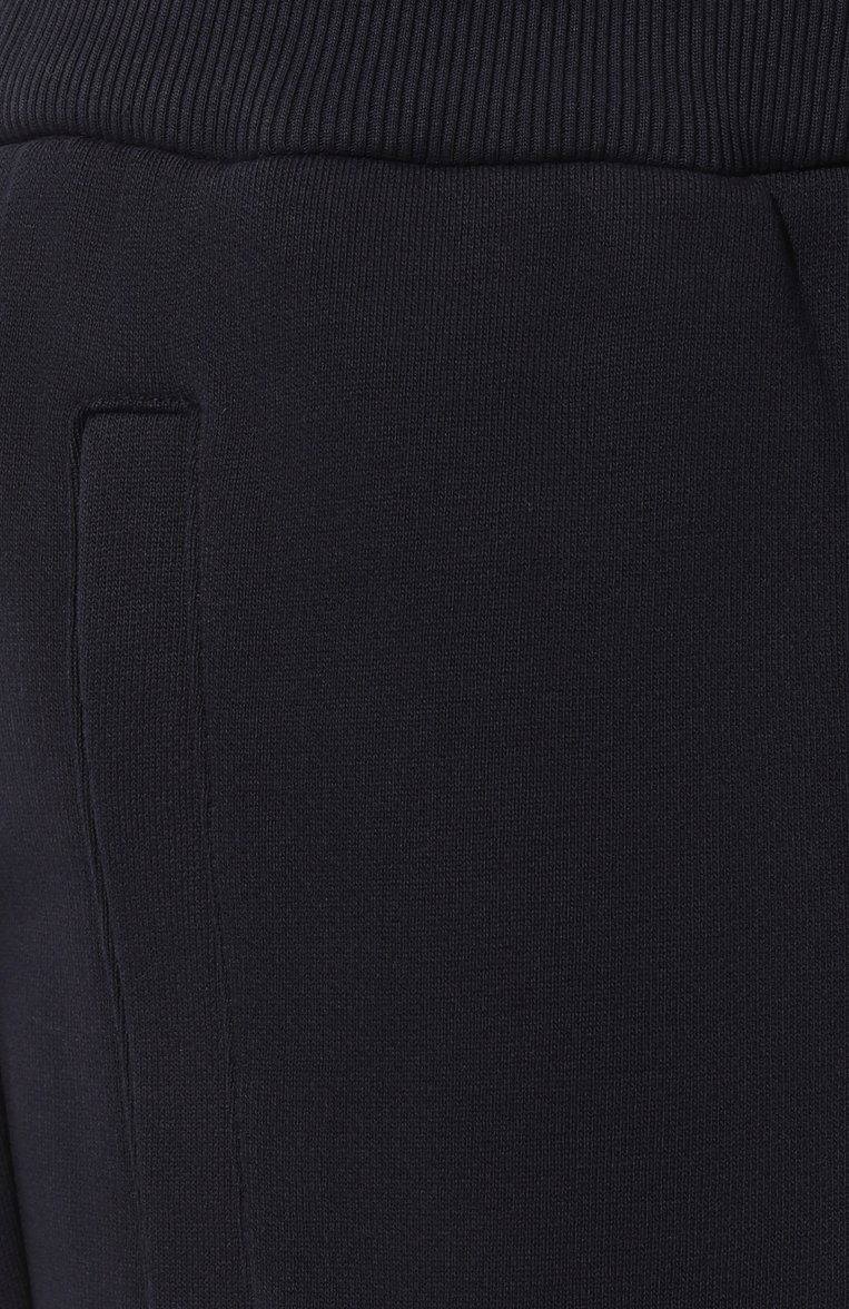 Мужские хлопковые брюки DOLCE & GABBANA темно-синего цвета, арт. GZ12AT/G7M4Y | Фото 5 (Материал внешний: Хлопок; Длина (брюки, джинсы): Стандартные; Случай: Повседневный; Стили: Кэжуэл; Автоматизация состава: Проставлено; Автоматизация ТО: Проставлено; Размерность: Идёт в размер)